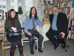Wyman Brent with Rabbi Dr. Walter Rothschild and Andrea Oberheiden in Kiel